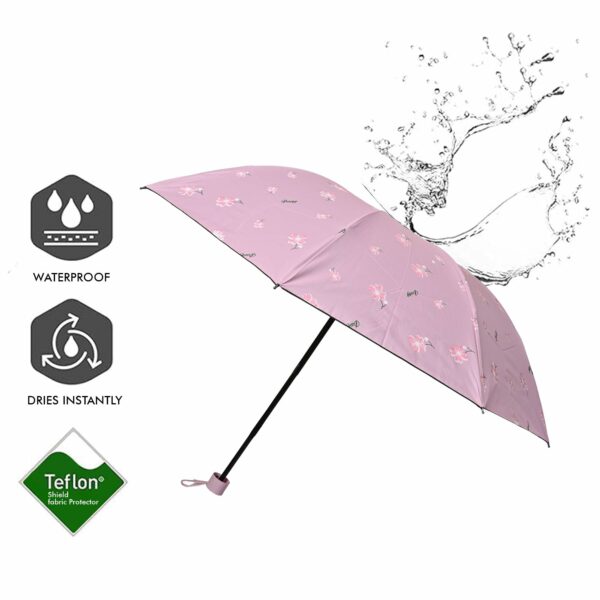 Compact 3-Fold Manual Umbrella for Rain & Sun Protection - Image 6