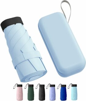 Compact Travel Umbrella - Lightweight, Windproof & UV Protection