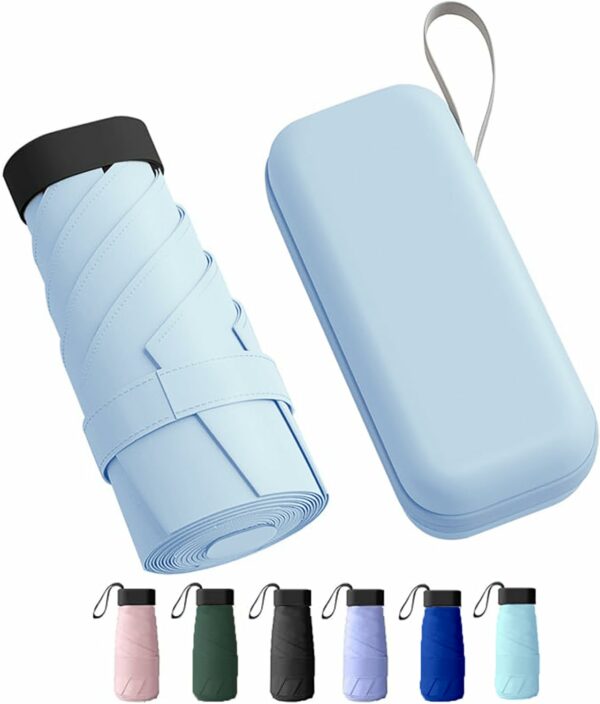 Compact Travel Umbrella - Lightweight, Windproof & UV Protection