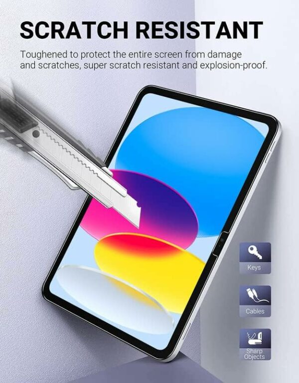 Tempered Glass Screen Protector for iPad 10th/11th Gen - Image 4