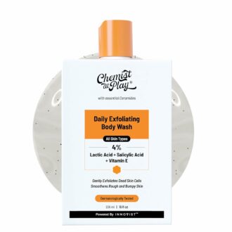 Exfoliating Body Wash 236ml | 4% Salicylic, Lactic Acid | Paraben & SLS Free