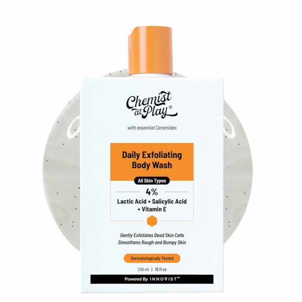 Exfoliating Body Wash 236ml | 4% Salicylic, Lactic Acid | Paraben & SLS Free