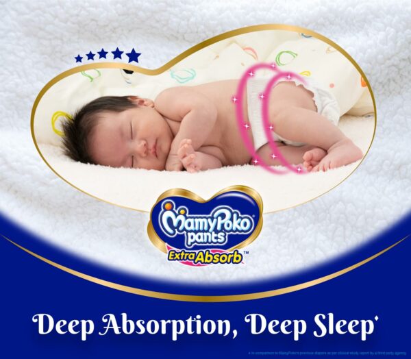 MamyPoko Extra Absorb Baby Diapers, Large, 64 Count, 9-14kg - Image 2