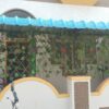 Expandable Artificial Grass Fence for Home & Garden Decor