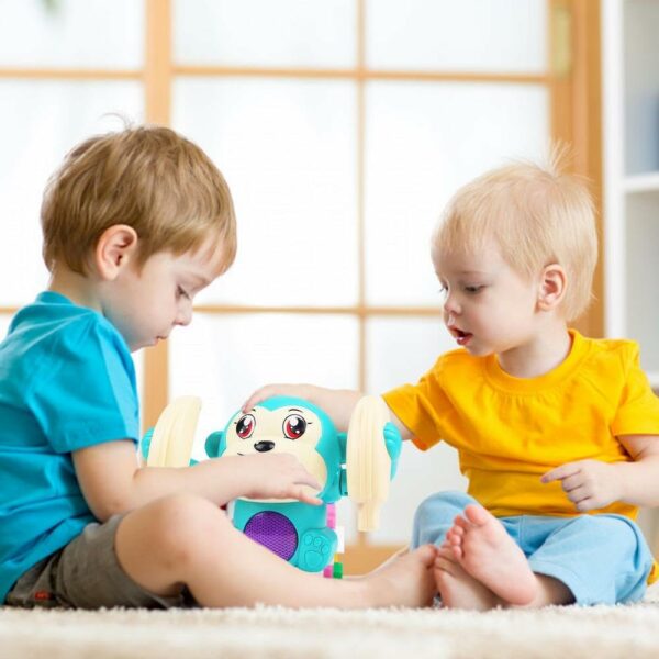Dancing Monkey Musical Toy for Kids with Voice Control and Lights - Image 3