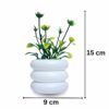 Lifelike Artificial Plants in Pots for Home Decor - Multicolor