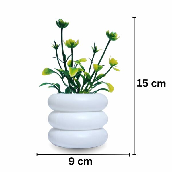 Lifelike Artificial Plants in Pots for Home Decor - Multicolor - Image 6