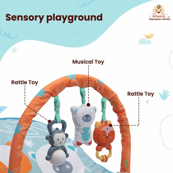 Baby Rocker & Bouncer with Calming Vibrations & Toys - Image 6