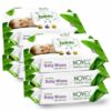 Baby Wet Wipes Pack of 6 - 80 Sheets, Moisturizing & Soothing