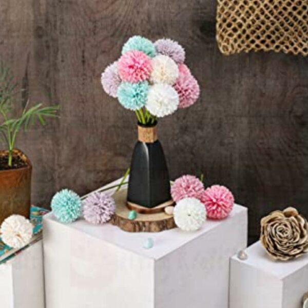 5 Pcs Artificial Chrysanthemum Ball Flowers for Home Decor - Image 4