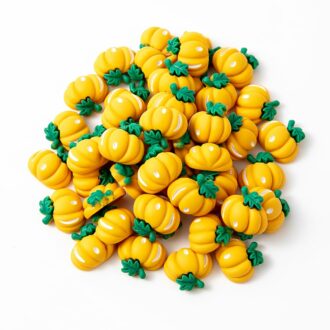 50 Pieces Mini Artificial Pumpkins for Fall Decor