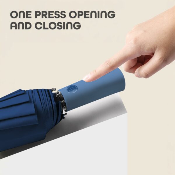 Portable Travel Umbrella - Windproof, Compact & Auto Open/Close - Image 4