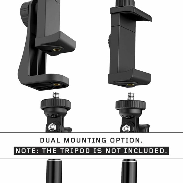 360? Adjustable Phone Holder for Tripods - Universal Compatibility - Image 4