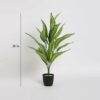 70 Cm Tall Faux Cast-Iron Plant Tree in Pot with Moss