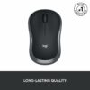 Logitech M186 Wireless Mouse - 2.4GHz, 1000 DPI, Ambidextrous