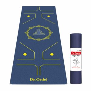 Eco-Friendly 6MM Thick Yoga Mat for Home & Gym - Navy Blue