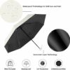 Compact UV Umbrella for Sun & Rain Protection - Windproof