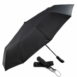 Premium 3-Fold Umbrella for Rain & Sun Protection - Portable & Windproof