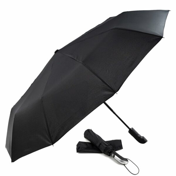 Premium 3-Fold Umbrella for Rain & Sun Protection - Portable & Windproof