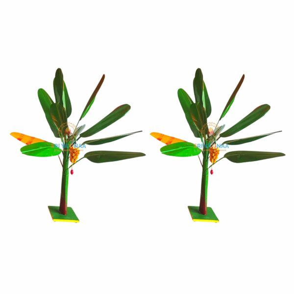 Artificial Banana Tree for Pooja - 16 Inch Metal Decoration - Image 3
