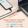 USB 3.0 Type C to USB A OTG Adapter - Fast Charge & Data Sync