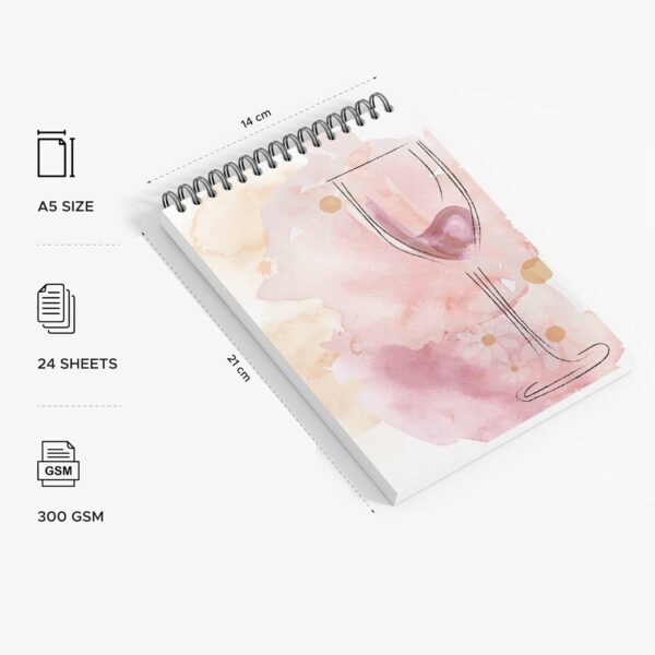 A5 Watercolour Book - 300 GSM, 24 Pages, Wiro Bound - Image 2