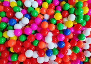 50 Pcs 8 cm Multi Colour Soft Plastic Pool Balls for Kids
