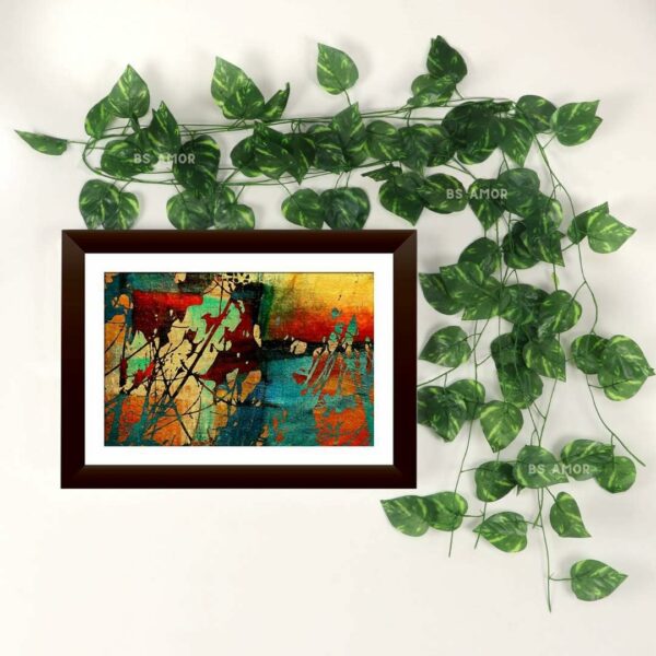 Artificial Money Plant Leaf Garland - 6ft Wall Hanging Decor - Image 5