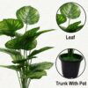 30 Inch Artificial Philodendron Plant for Home & Office Decor