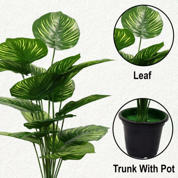 30 Inch Artificial Philodendron Plant for Home & Office Decor - Image 2