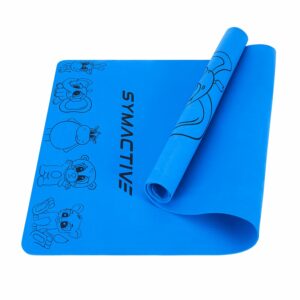 4 Mm Anti-Slip Yoga Mat for Kids & Adults - Multi-Purpose
