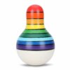 Wooden Roly Poly Tumbler Toy for Babies 6 Months+, Eco-Friendly