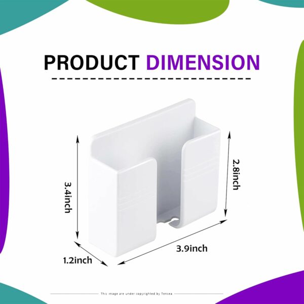 Multi-Functional Mobile Phone Charging Stand - White - Image 5