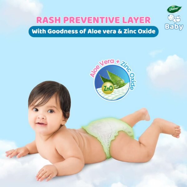Dabur Baby Super Pants - Large 32 Pack with Natural Skin Protection - Image 4