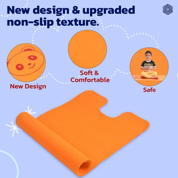 EVA Yoga Mat for Kids - Anti Slip & Durable 4mm Workout Mat - Image 6