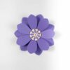 Pastel 5" Paper Flower Cutouts for Festive Decorations - 4 Pieces