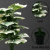 30" Artificial Green Monstera Plant for Home & Garden Decor