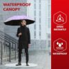 Windproof Travel Umbrella - Auto Open Close, Compact & Durable