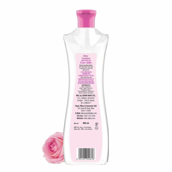Premium Rose Water - 400ml Pack of 3 | Hydrates & Cleanses Skin - Image 6