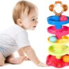 Multicolor 5-Tier Ball Ramp Toy for Babies and Toddlers