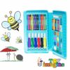 Kids Drawing Art Set - Portable Crayon & Water Paint Kit
