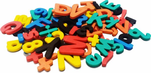Magnetic Letters and Numbers Foam Toy Set for Kids - 66 Pcs - Image 2