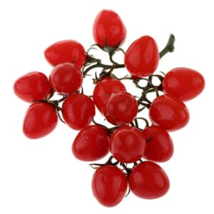 Realistic Artificial Green and Red Peppers for Home Decor