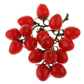 Realistic Artificial Green and Red Peppers for Home Decor