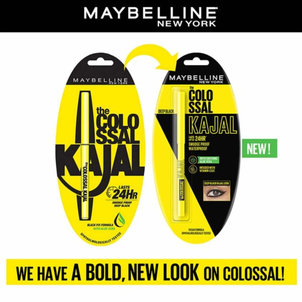 Colossal Kajal Waterproof Eyeliner - Intense Black 0.35g - Image 2