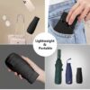 Compact UV Protection Travel Umbrella for Sun & Rain