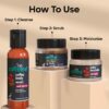 Caffeinated Body Care Gift Set with Body Wash, Scrub & Butter