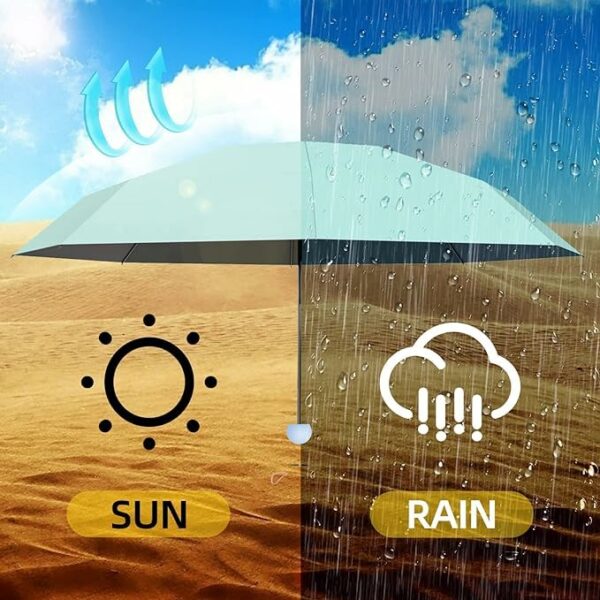 Compact Windproof Mini Umbrella for Travel & Kids - Image 6