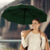 Compact Windproof Travel Umbrella with Auto Open Close