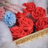 12 Pcs Big Artificial Foam Rose Flowers for DIY Crafts & Decor